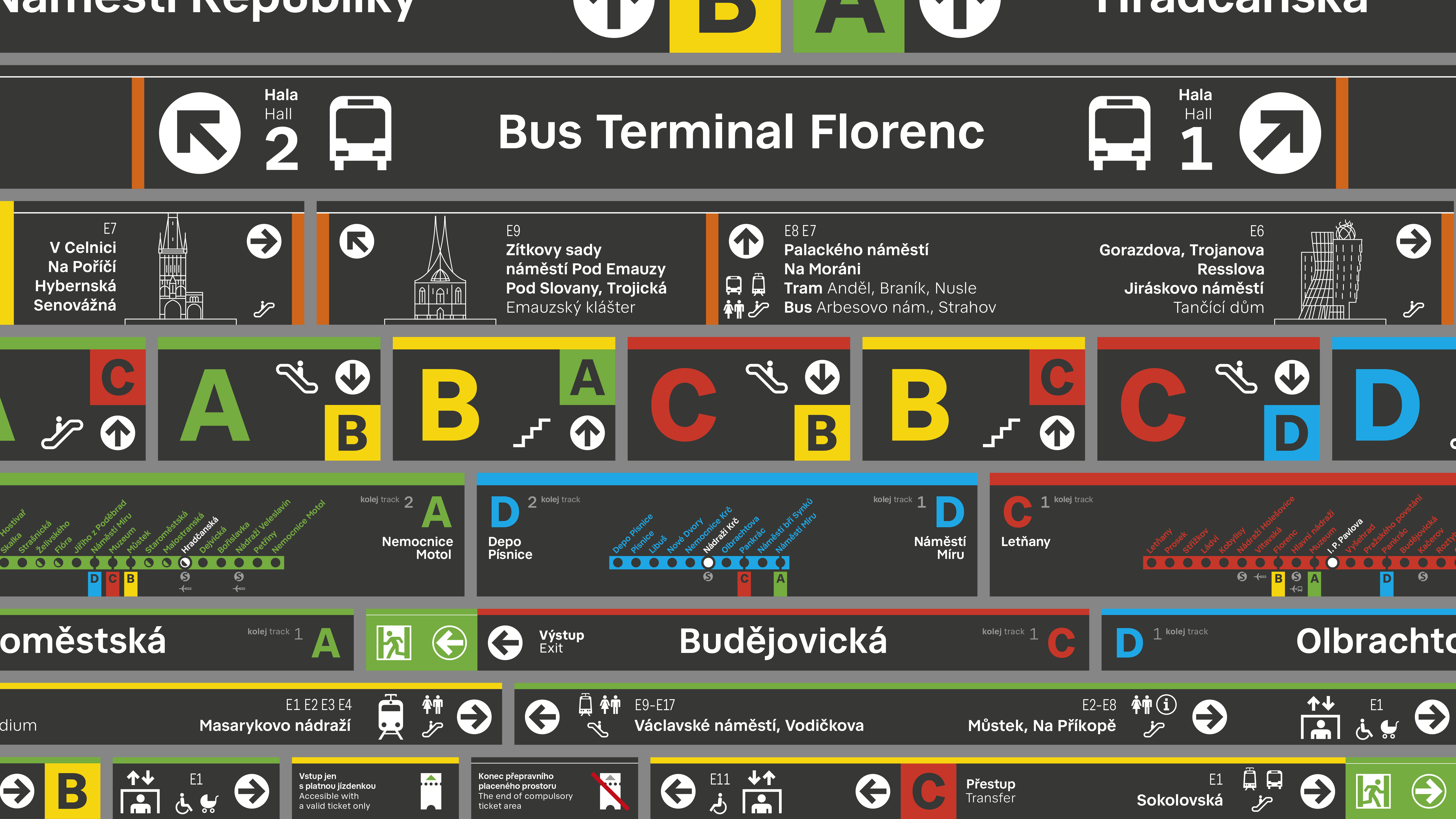 Prague Wayfinding System